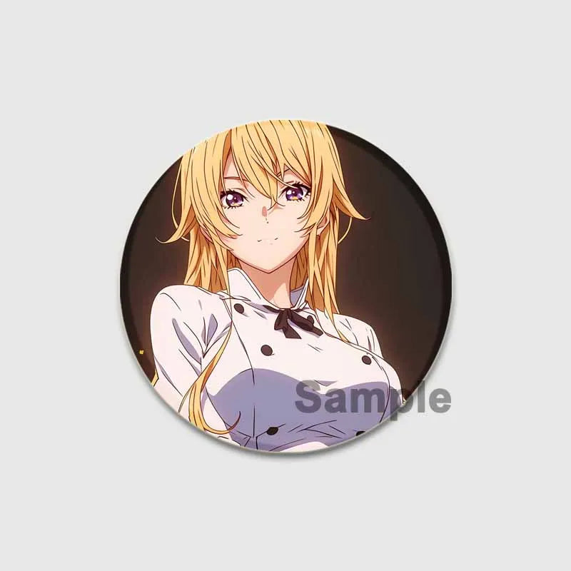 Food Wars Soma Tinplate Pins