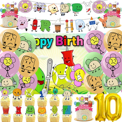 Battle For Dreaming Island Birthday Backdrop Set