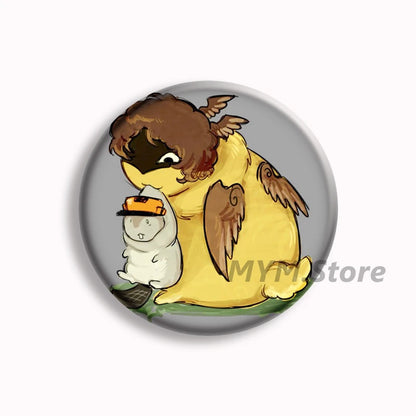 Forsaken Telamon Button Pin