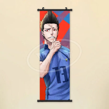 Blue Lock Reo Mikage Canvas Scroll