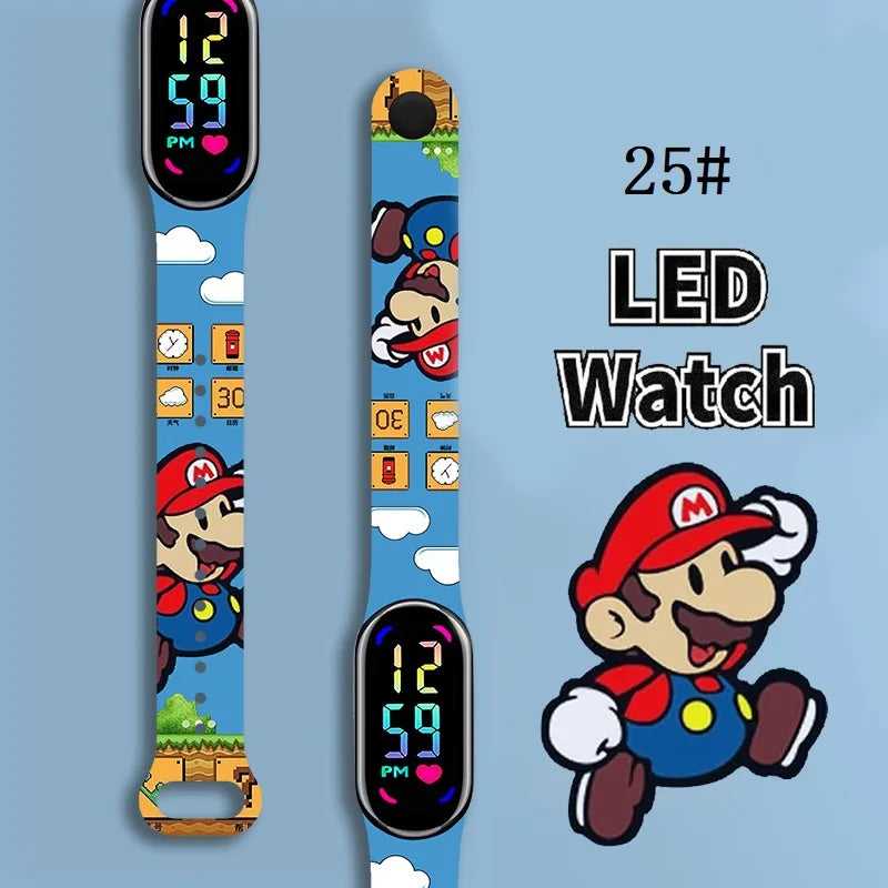 Kids LED Watch Touch Control Digital Silicone Strap