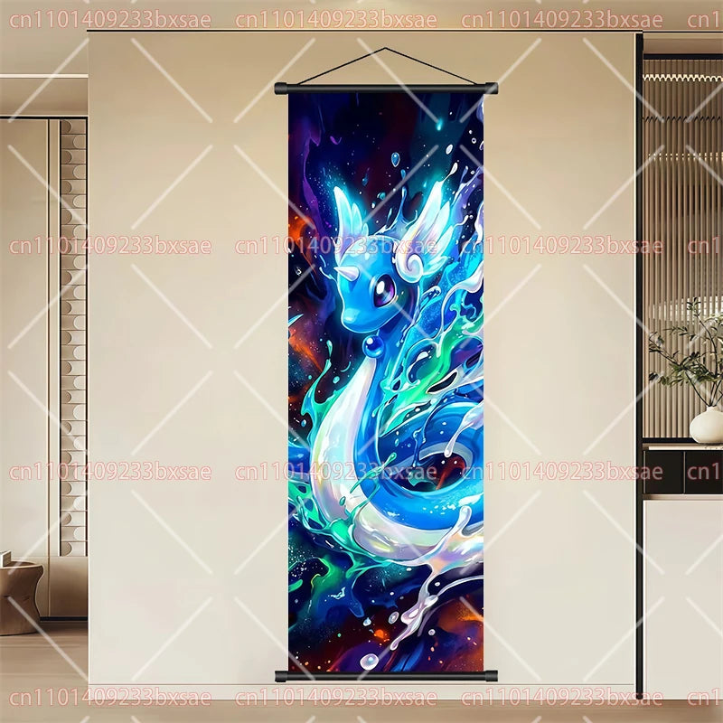 Pokémon Eevee Scroll Painting