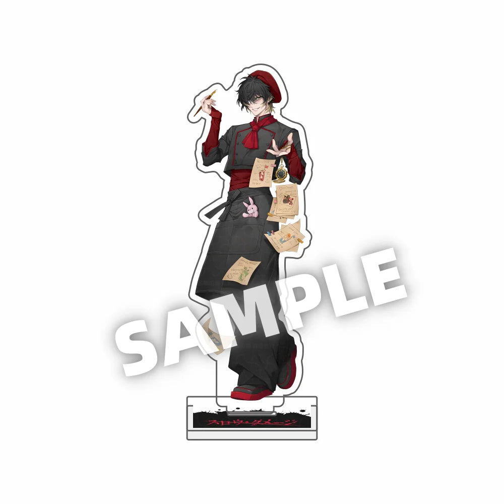 Anime Slow Damage cute 15CM acrylic keychains Model Figure figurine