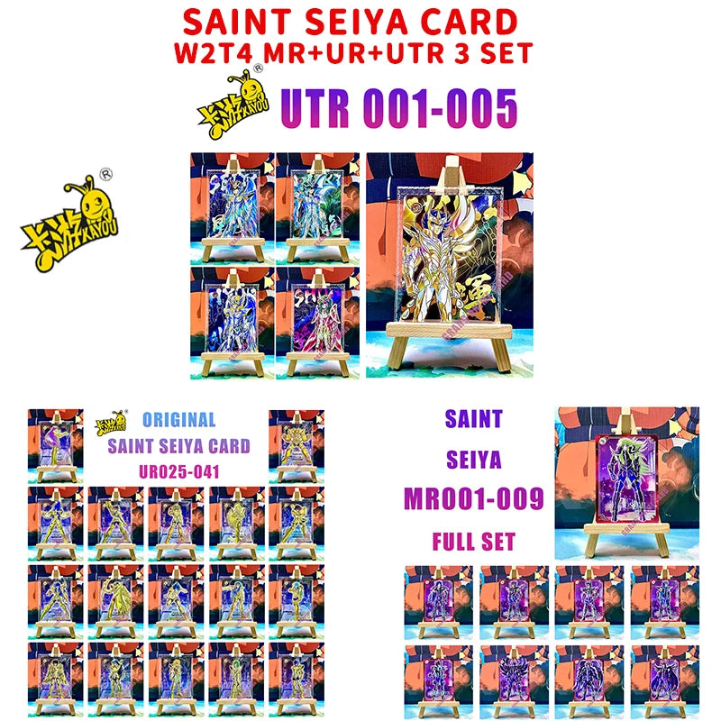 Kayou Saint Seiya Card Full Series Rare BP MR QR UR PR AR SSR SR R UTR Card Anime Collection Card Game Children's Toy Gift
