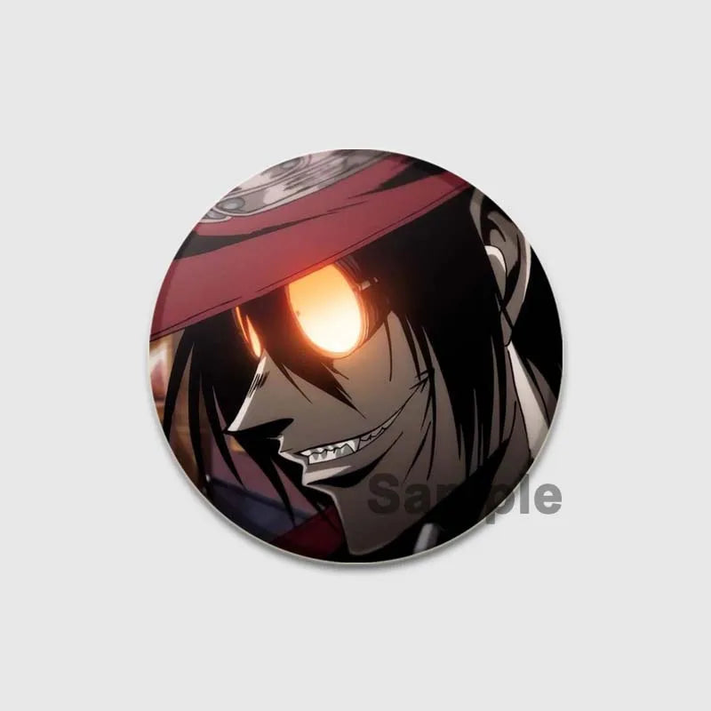 Hellsing Ultimate Tinplate Brooch