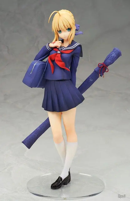 Fate/Stay Night Master Altria 1/7 Caster Plain Clothes Nero Claudius Saber Jinku no Anime PVC Action Figure Toy Game Model Doll