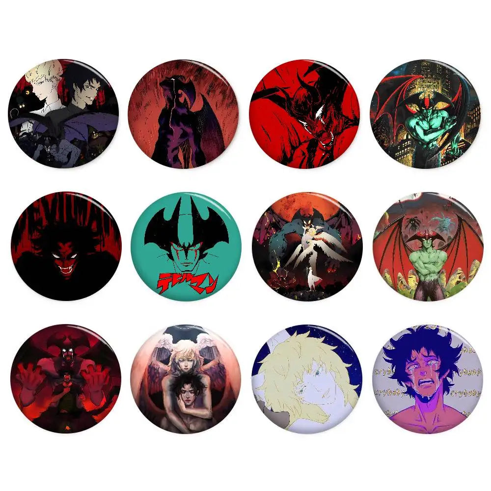 Devilman Crybaby Brooch Pin