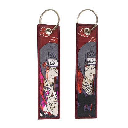 Classic Cartoon Embroidery Keychain