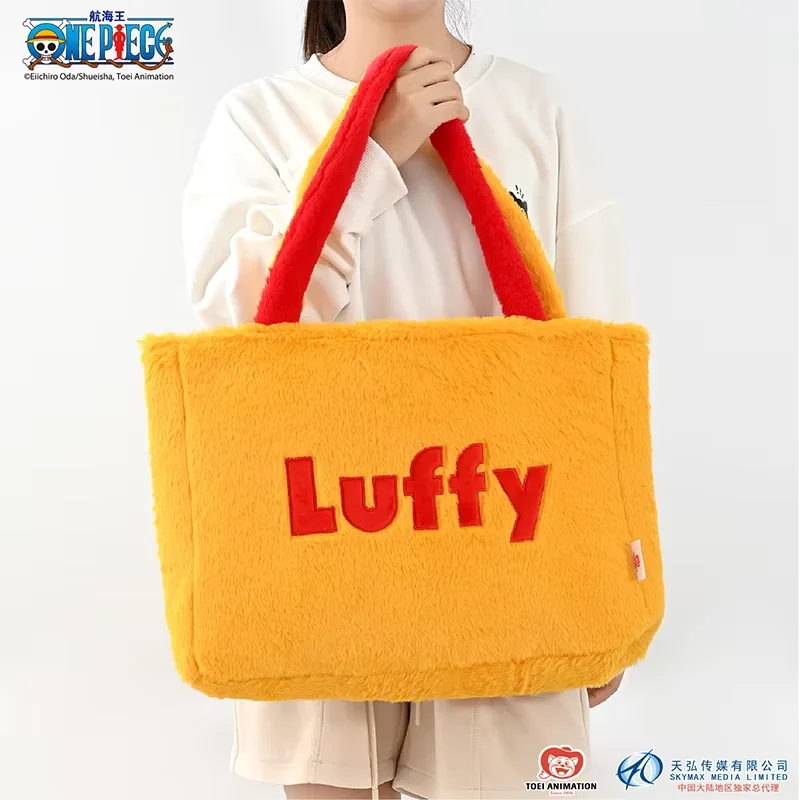 One Piece Luffy Furry Tote