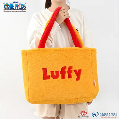One Piece Luffy Furry Tote
