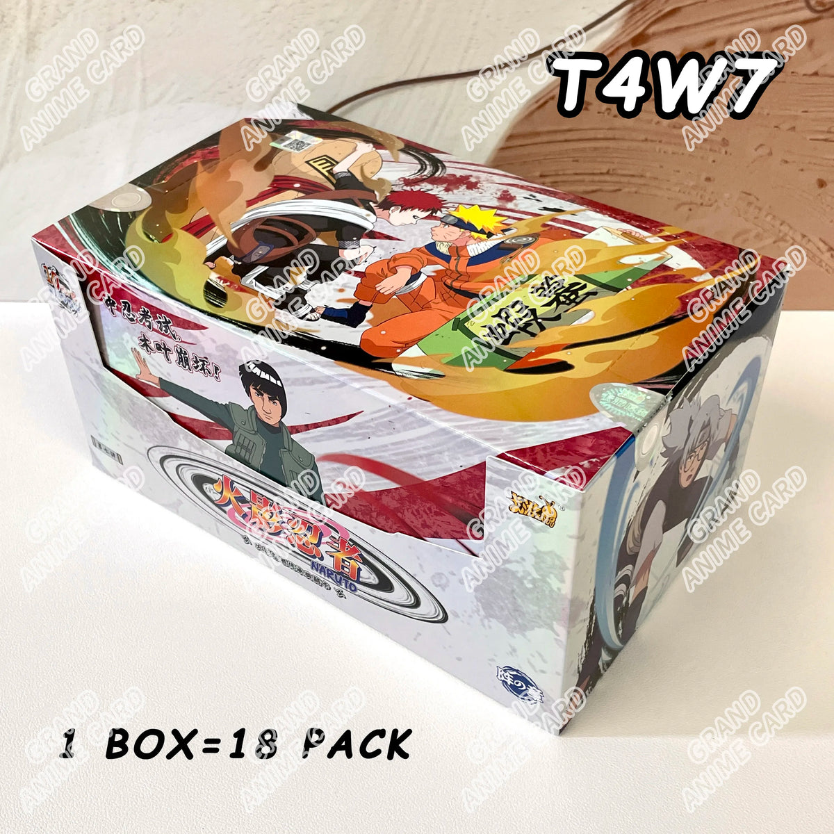 KAYOU Genuine Naruto Cards T2W9 T4W8 Booster Box Anime TCG Rare SE BP CR MR Ninja World Fight Chapter Collection Kids Toy Gift