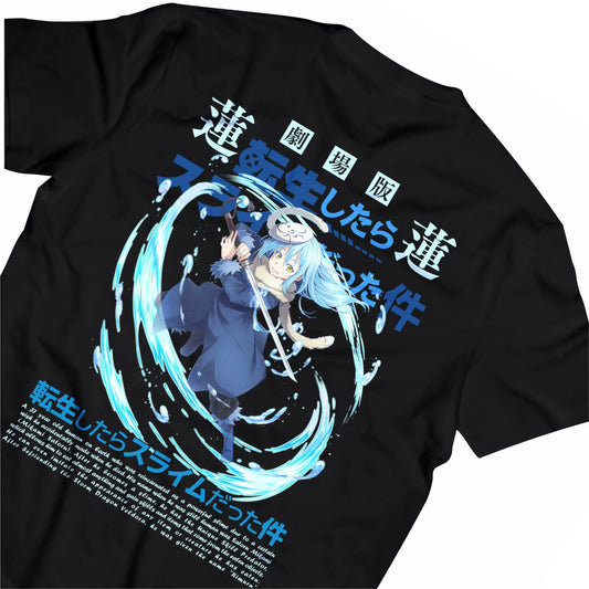 RIMURU TEMPEST Tensei Shitara Slime Datta Ken TSD002# BAJU ANIME JEPANG  T-Shirt Anime  Kaos Anime  Cotton Combed 30s Unisex