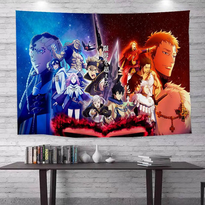 Black Clover Bohemian Tapestry