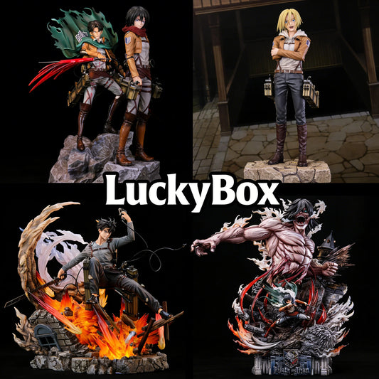 Attack on Titan Character Figure Blind Box – Mystery Collectible Gift Featuring Eren Yeager and Iconic Characters