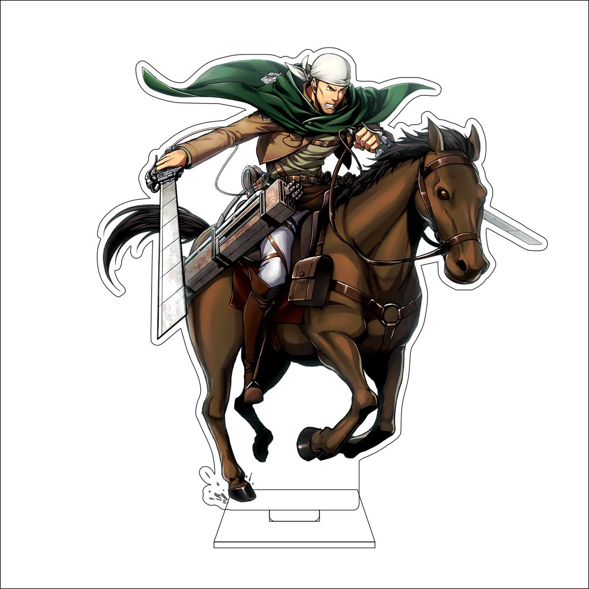 16CM Anime Attack on Titan Cosplay Acrylic Figure Stand Plate Ymir Sasha Braus Conny Springe Ornaments Gifts