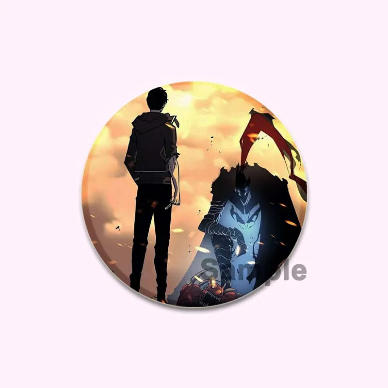 Solo Leveling Cheng Xiaoyu Button Pin
