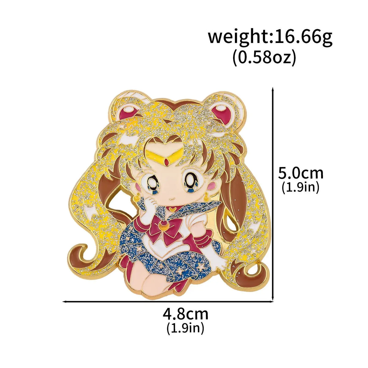 Sailor Moon Tsukino Usagi Enamel Keychain