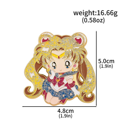 Sailor Moon Tsukino Usagi Enamel Keychain