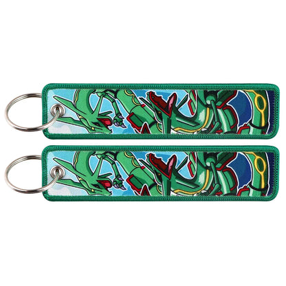 Anime Game Embroidery Keychain