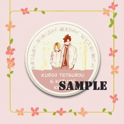 Haikyuu!! Anime Brooch Badge