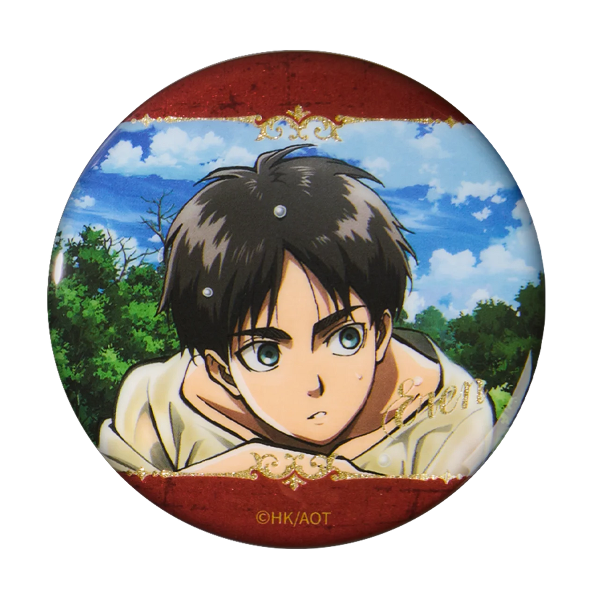 58mm Anime Attack on Titan Eren Jaeger Nanaba Hange Zoe Annie Leonhart Cosplay COSTUME Badge Pin SPTE Tinplate Brooch﻿ Xmas Prop