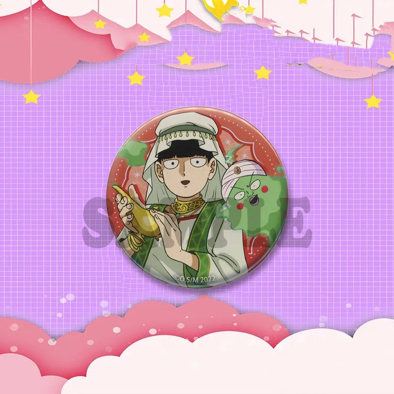 Mob Psycho 100 Character Lapel Pin