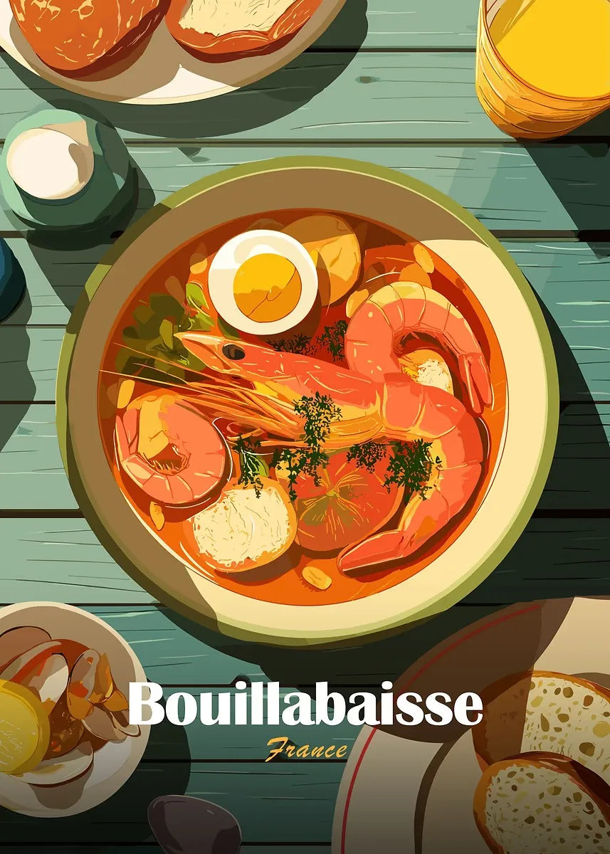 Anime Food Art Poster