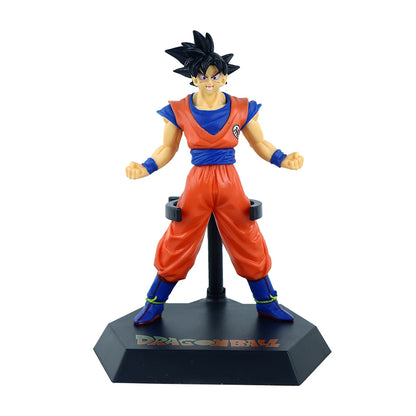 Anime Dragon Ball Z Super Saiyan Son Goku Vegeta Anime Action Figure Model Gifts Collectible Figurines for Kids 18cm