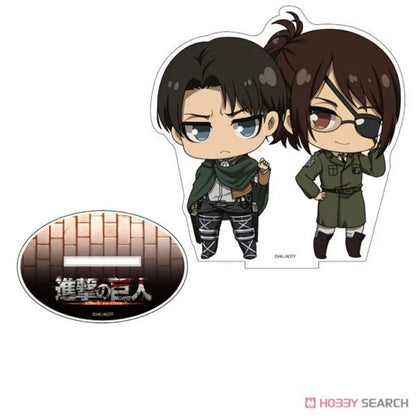 10Cm Acrylic Standing Sign for Attack On Titan Conny Springer Armin Arlert Zeke Jaeger Eren Yeager Q Version Desktop Decoration