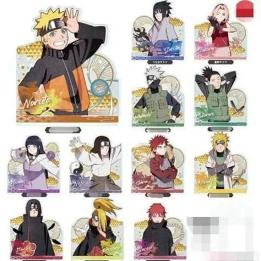 NARUTO Acrylic Stand Figure Uzumaki Naruto Gaara Anime Peripheral Cute Cartoon Exquisite Room  Desktop Ornament New Gifts