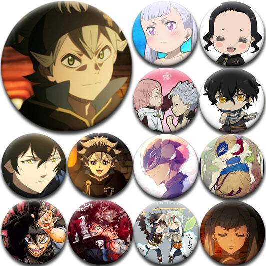 Black Clover Characters Pin