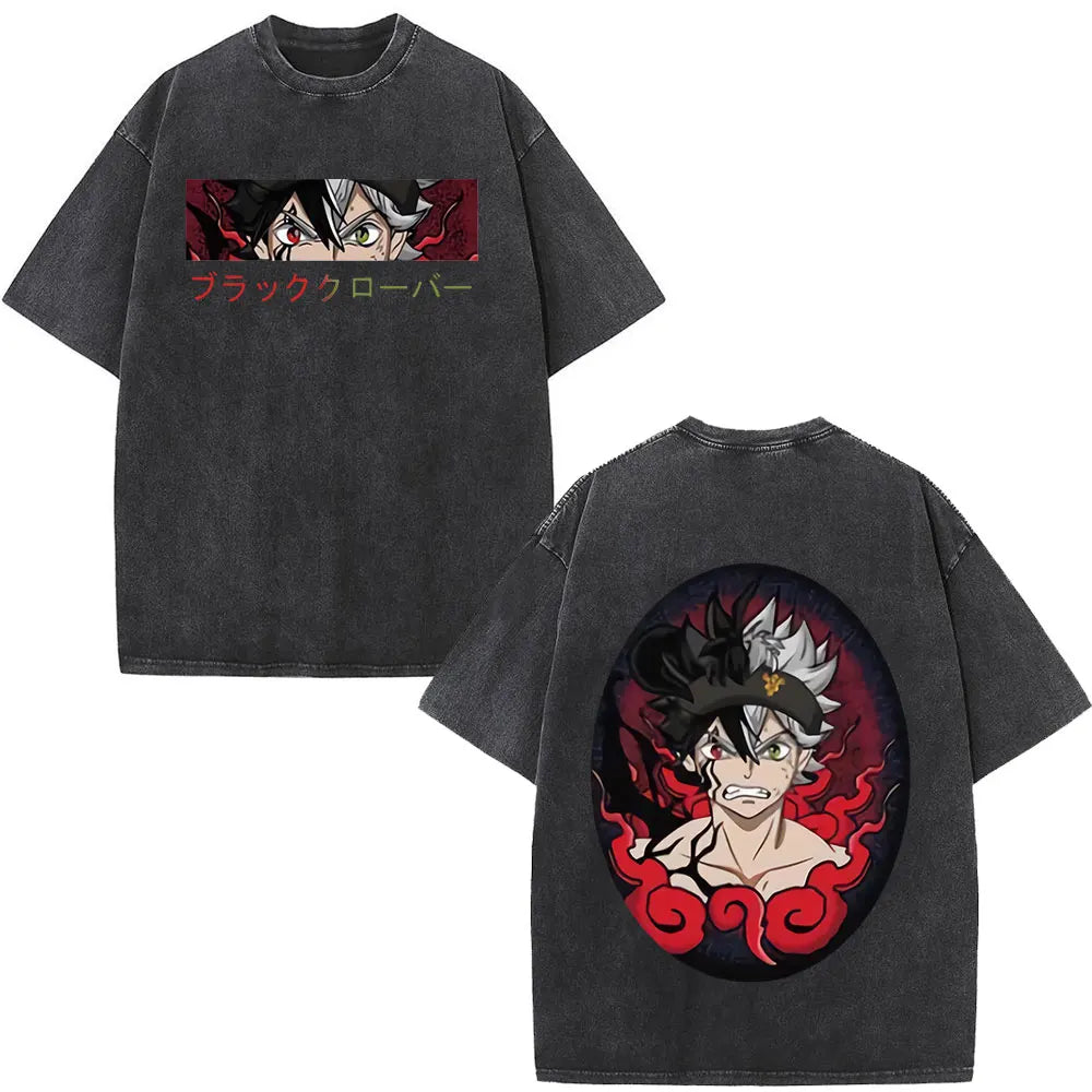 Black Clover Yami Sukehiro Washed T Shirt