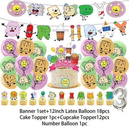 Battle For Dreaming Island Birthday Backdrop Set