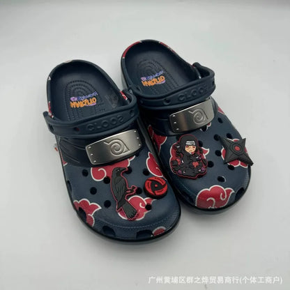 Anime Naruto Uzumaki Naruto Cartoon New Style Eva Waterproof Slippers Beach Shoes Sandals Casual Breathable Ankle Shoes