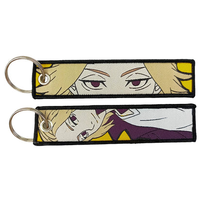 Anime Girls Embroidery Keychain