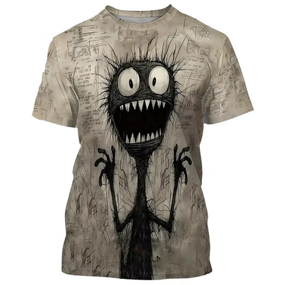 Anime Monster Oversized T-Shirt