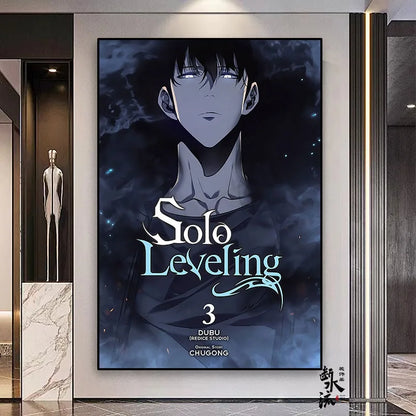 Solo Leveling Frameless Canvas Painting