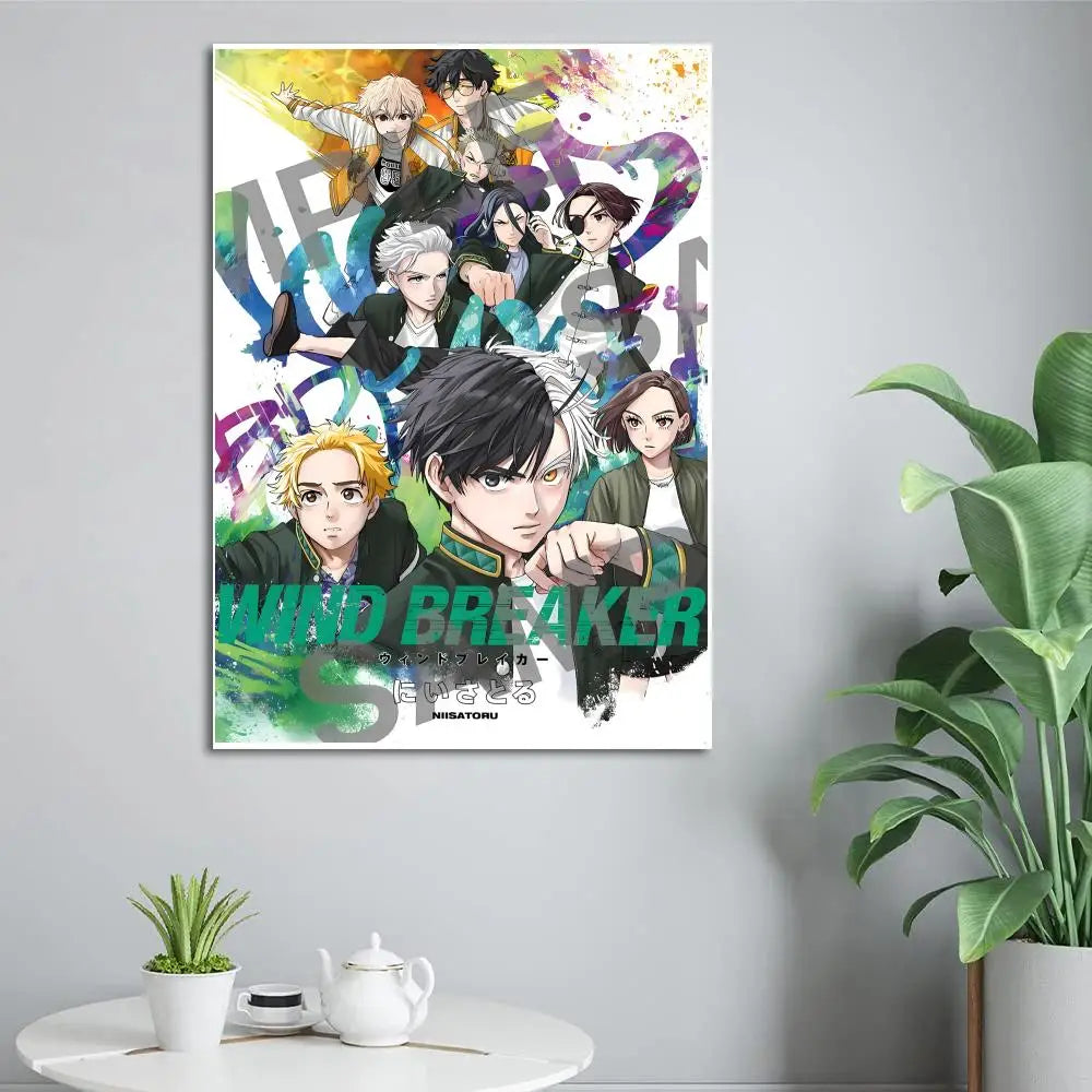 Wind Breaker Poster Wall Sticker