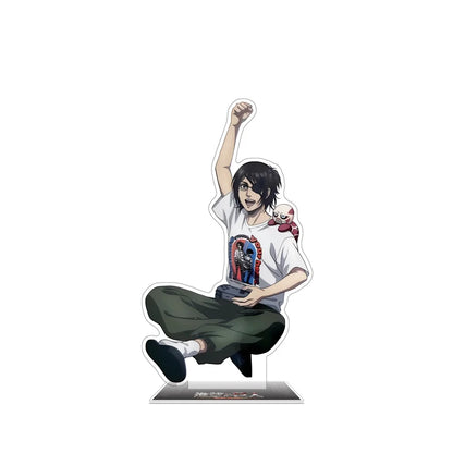 Attack on Titan Levi Ackerman 15cm Acrylic Stand Keychain Cosplay Desk Decoration Action Figure Collection Model Merch Gift