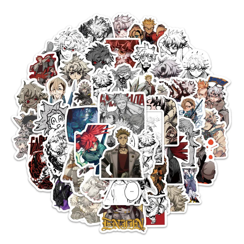60PCS GACHIAKUTA Japanese Anime Cartoon Rudo Character Decorative Laptop Guitar Mobile Case Waterproof Stickers Children's Toys