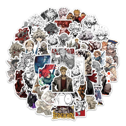 60PCS GACHIAKUTA Japanese Anime Cartoon Rudo Character Decorative Laptop Guitar Mobile Case Waterproof Stickers Children's Toys