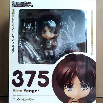 Anime Attack On Titan 1123# Hange Zoe 2000# Eren Jaeger Mikasa Ackerman Action Figures Cartoon Model Movable Doll Ornament Gift