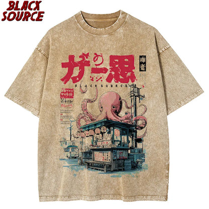 Takoyaki Street Food Oversized Tee