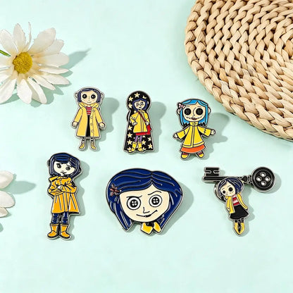 Horror Movie Ghost Mom Brooch