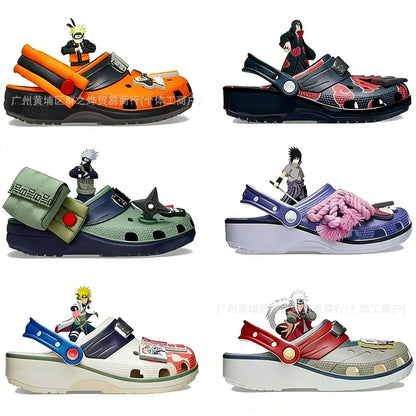 Anime Naruto Uzumaki Naruto Cartoon New Style Eva Waterproof Slippers Beach Shoes Sandals Casual Breathable Ankle Shoes