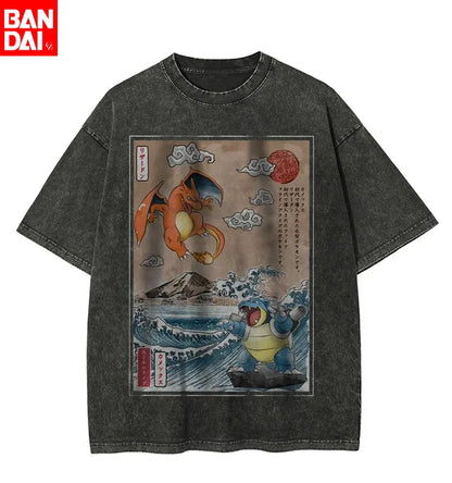 Pokémon Starters Abbey Road Oversized Tee