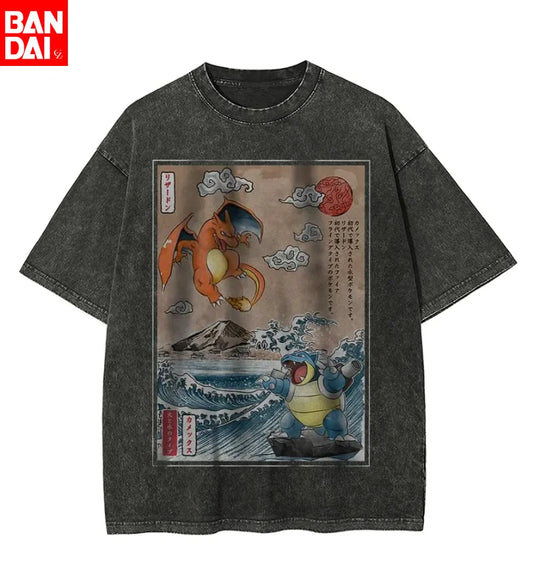 Pokémon Starters Abbey Road Oversized Tee