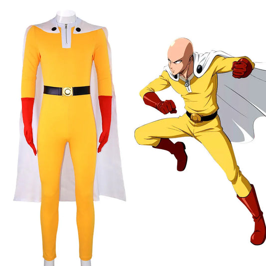One Punch Man Saitama Cosplay Suit