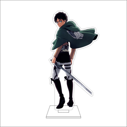 16CM Anime Attack on Titan Cosplay Acrylic Figure Stand Plate Jean Kirstein Hange Zoe Rivaille Ackerman Ornaments Gifts