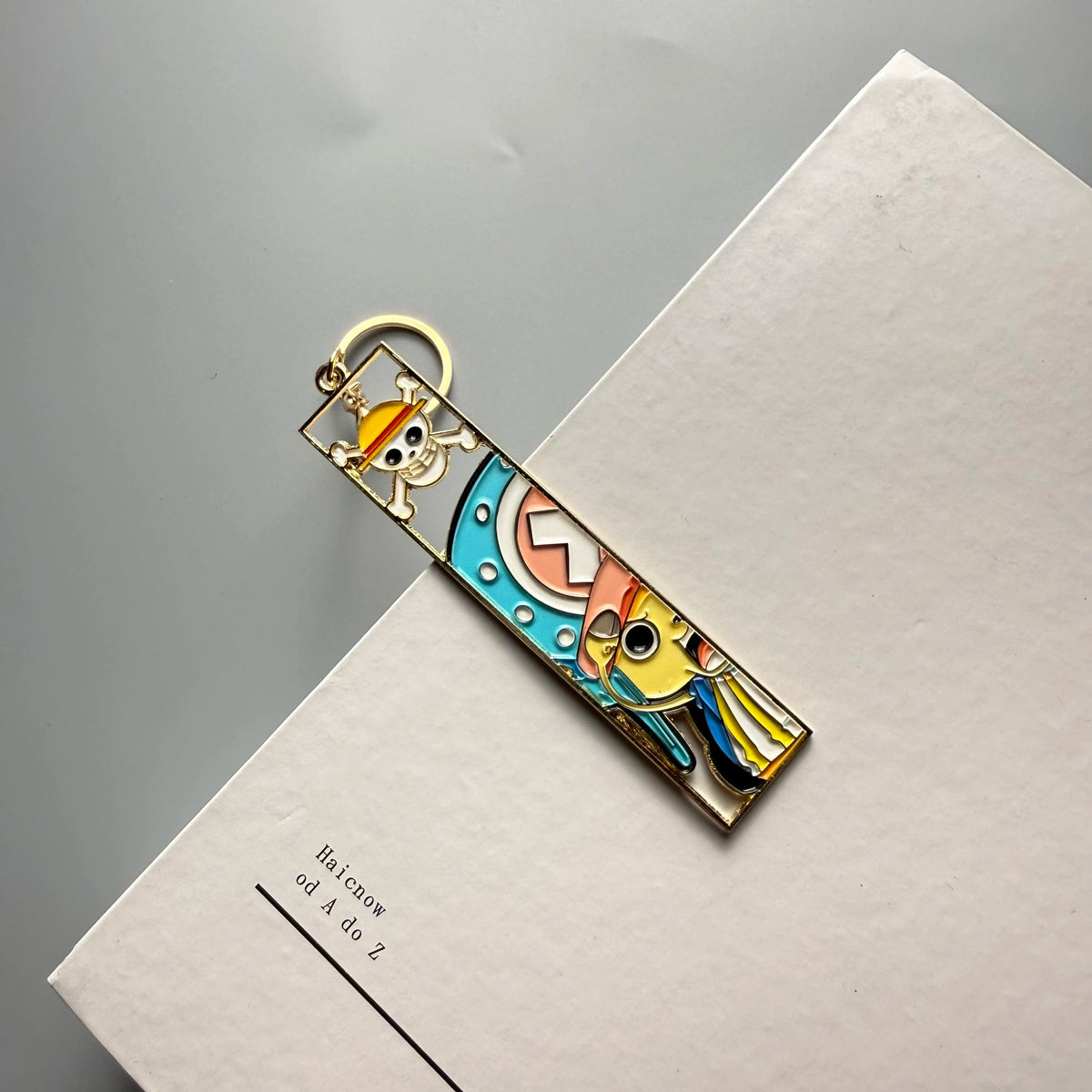 Anime Jet Metal Keychain